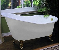 Magliezza Чугунная ванна Beatrice 153x76,5 (ножки золото) – фотография-4